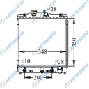 HONDA HR-V, CR-X, CIVIC 1991-1995, DOMANI 1992-1998, PARTNER1998-2004 Радиатор охлаждения двигателя