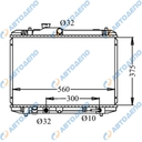 SUZUKI SWIFT, SWIFT SPORT 2004-2005 Радиатор охлаждения двигателя